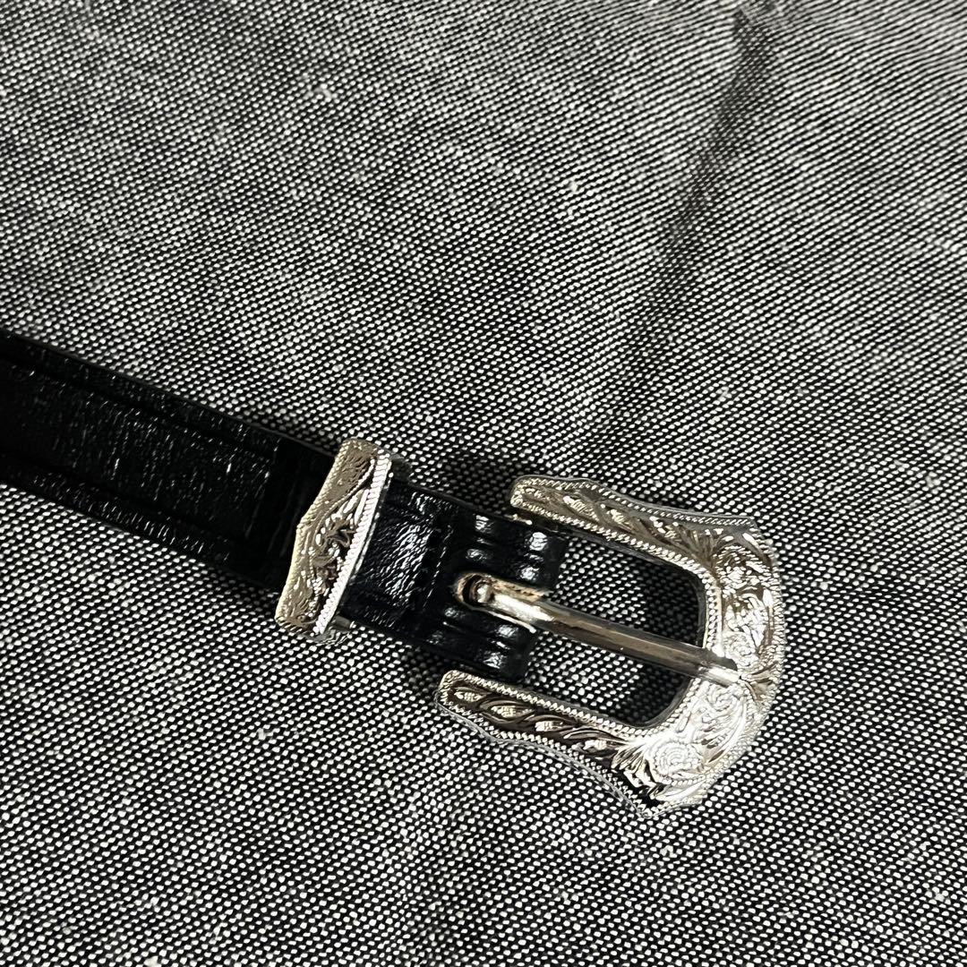TORY LEATHER 3/4 Creased Belt【SIZE:34】