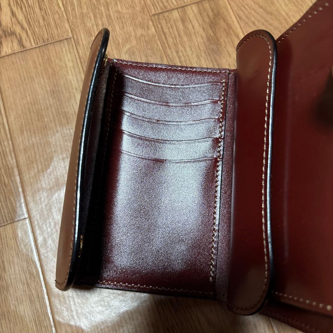 ワイルドスワンズ バーン 財布 サドルアップレザー バーガンディ