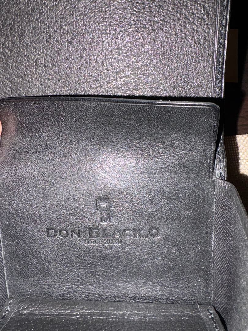 Don.Black.O ドンブラコ　財布d-cw02 限定　ノワール　noir