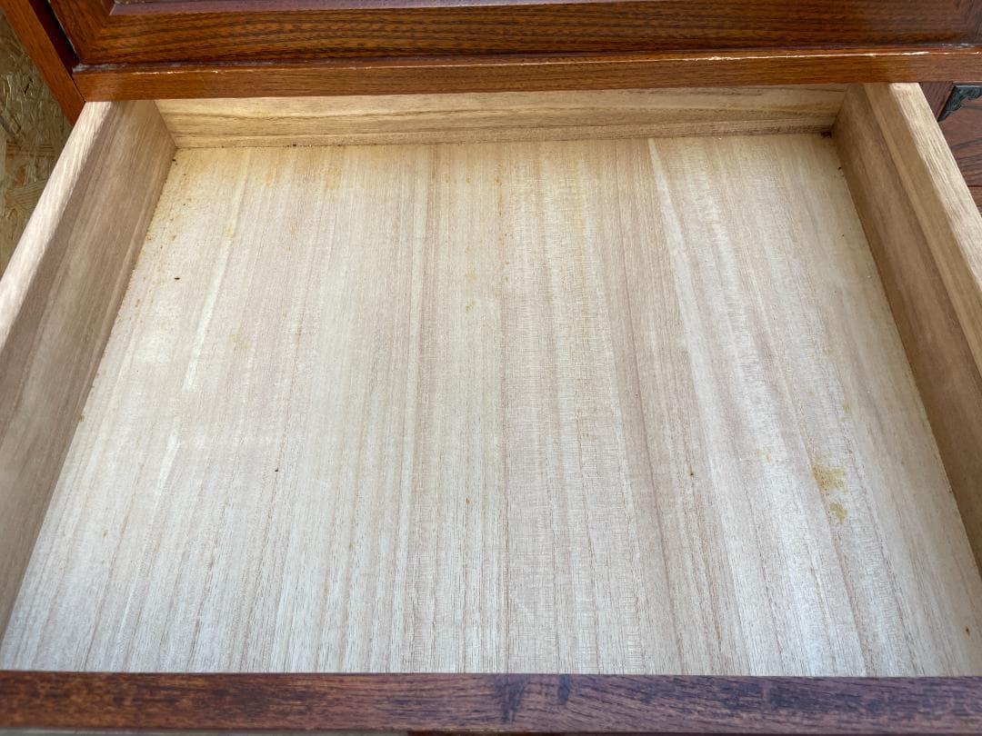 ★状態〇 昭和 レトロ 家具 茶箪笥 H51.5xW90xD38.5 ローボード