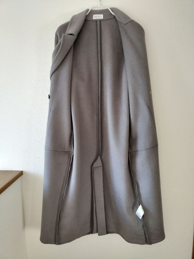 美品 PLST　プラステ　ウールテンセルリバーチェスターロングコート