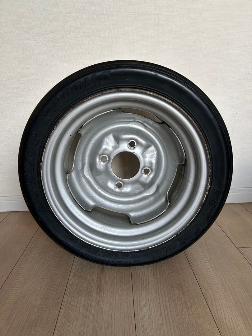①DUNLOP ホイール付タイヤのみ （ガラステーブル）