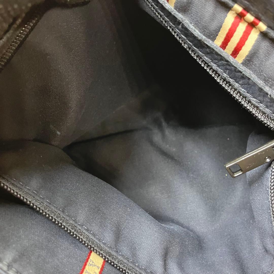 バリー トレインスポッティング 本革 レザー メッセンジャーバッグ ブラック