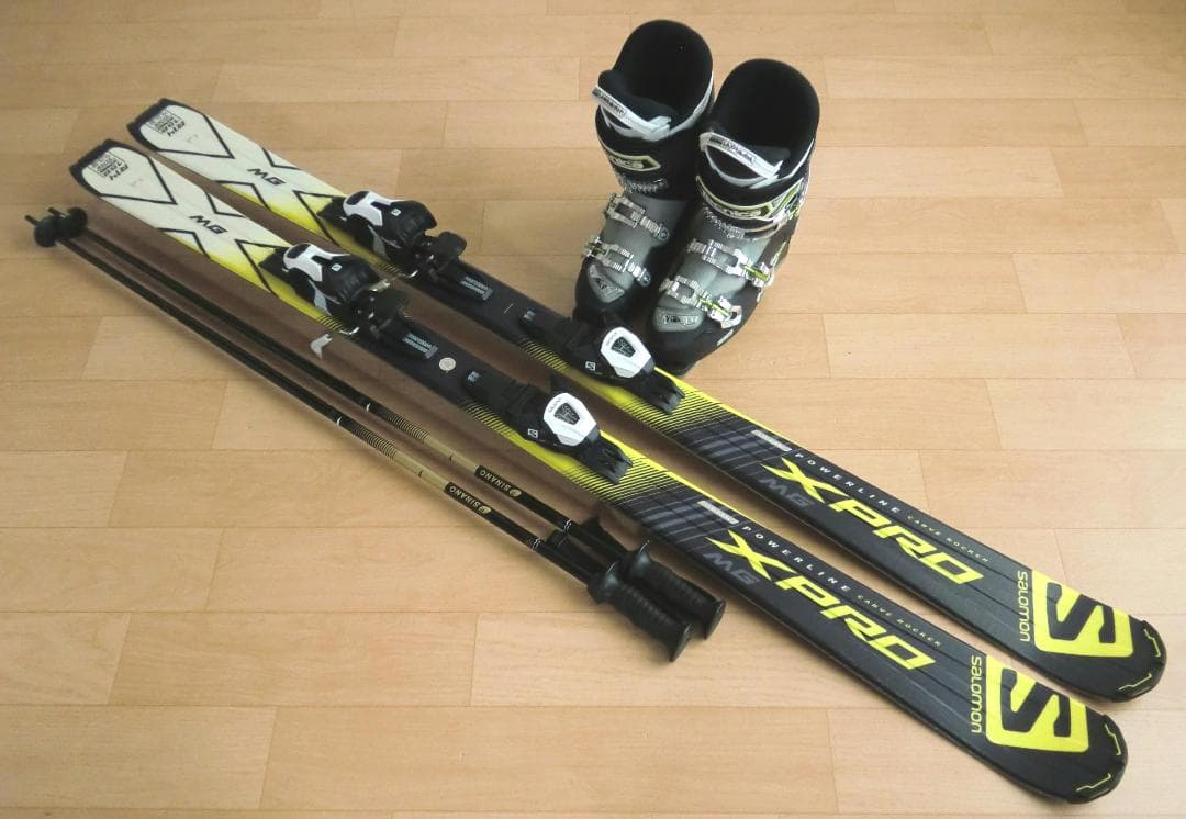 ■1月限定■送料無料■サロモン■メンズスキーセット■158/26.5■メンテ付■