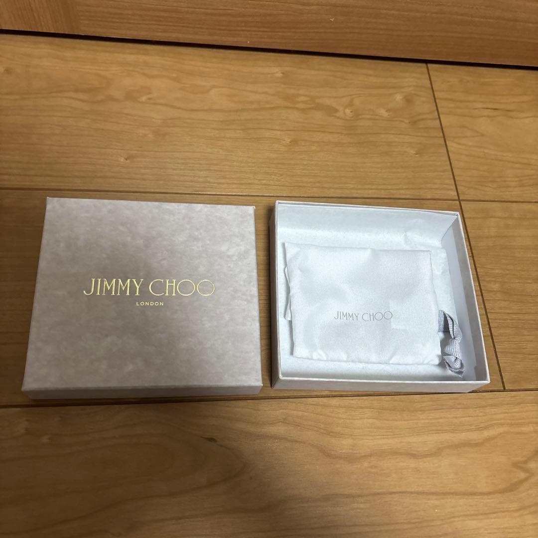 【新品未使用】ジミーチュウ JIMMY CHOO ロゴ チャーム キーホルダー