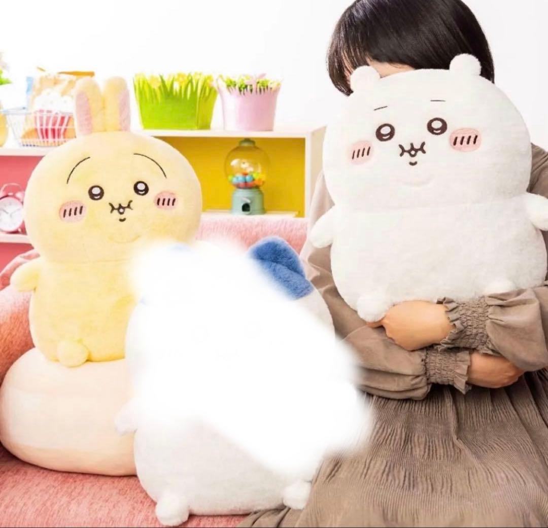 ぼっちゃり　ちいかわ　抱っこぬいぐるみ2個セット　ぬいぐるみ　ぽっちゃり