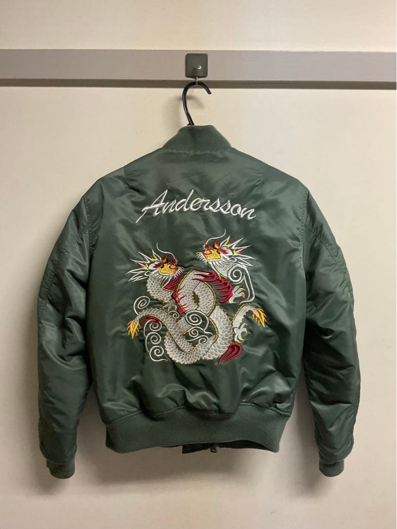 【Schott × Anderson Bell】 MA-1 type 刺繍入り