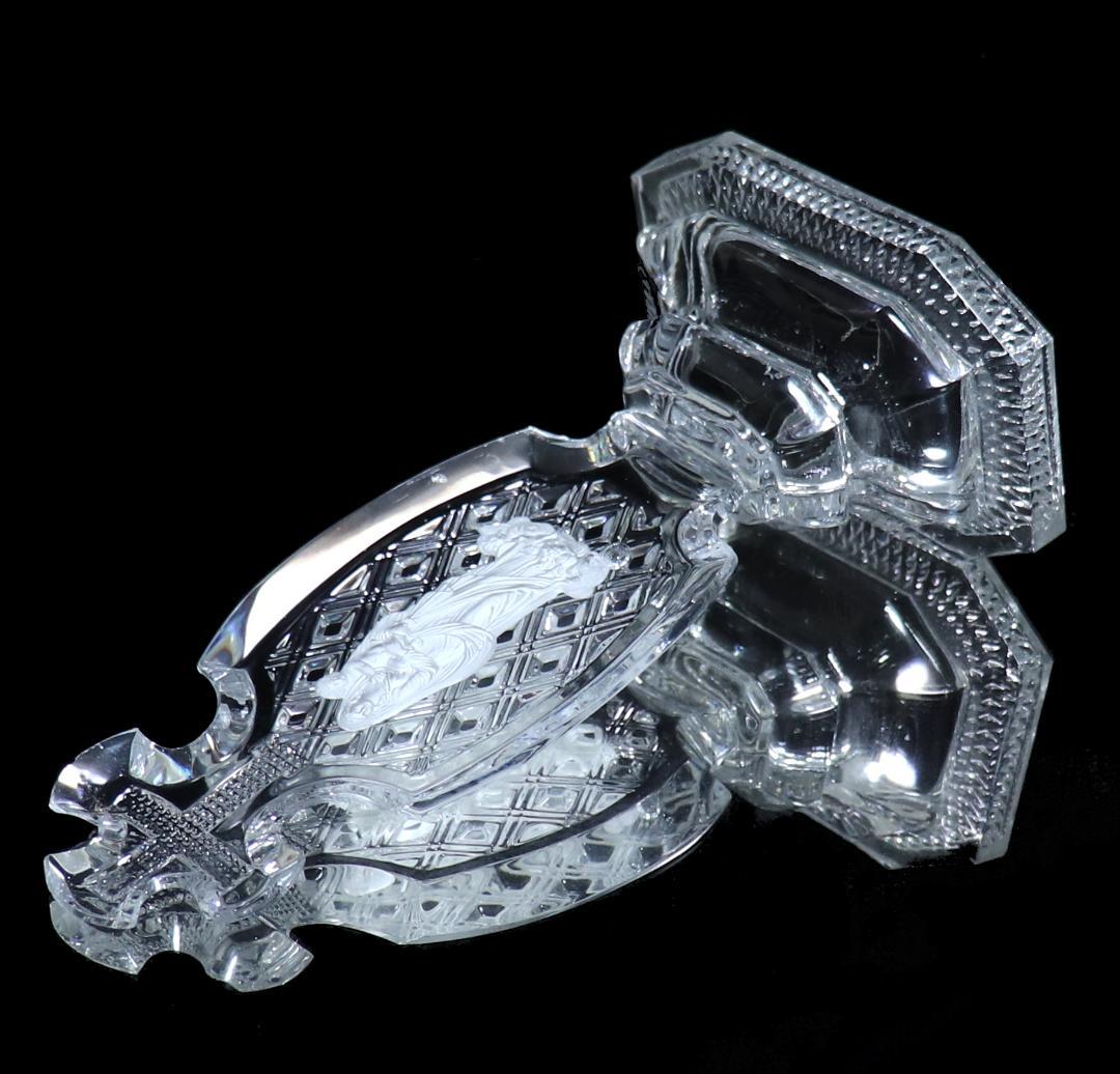 オールド・バカラ 激レア1830年頃セラミック マドンナ&チャイルド 十字架置物