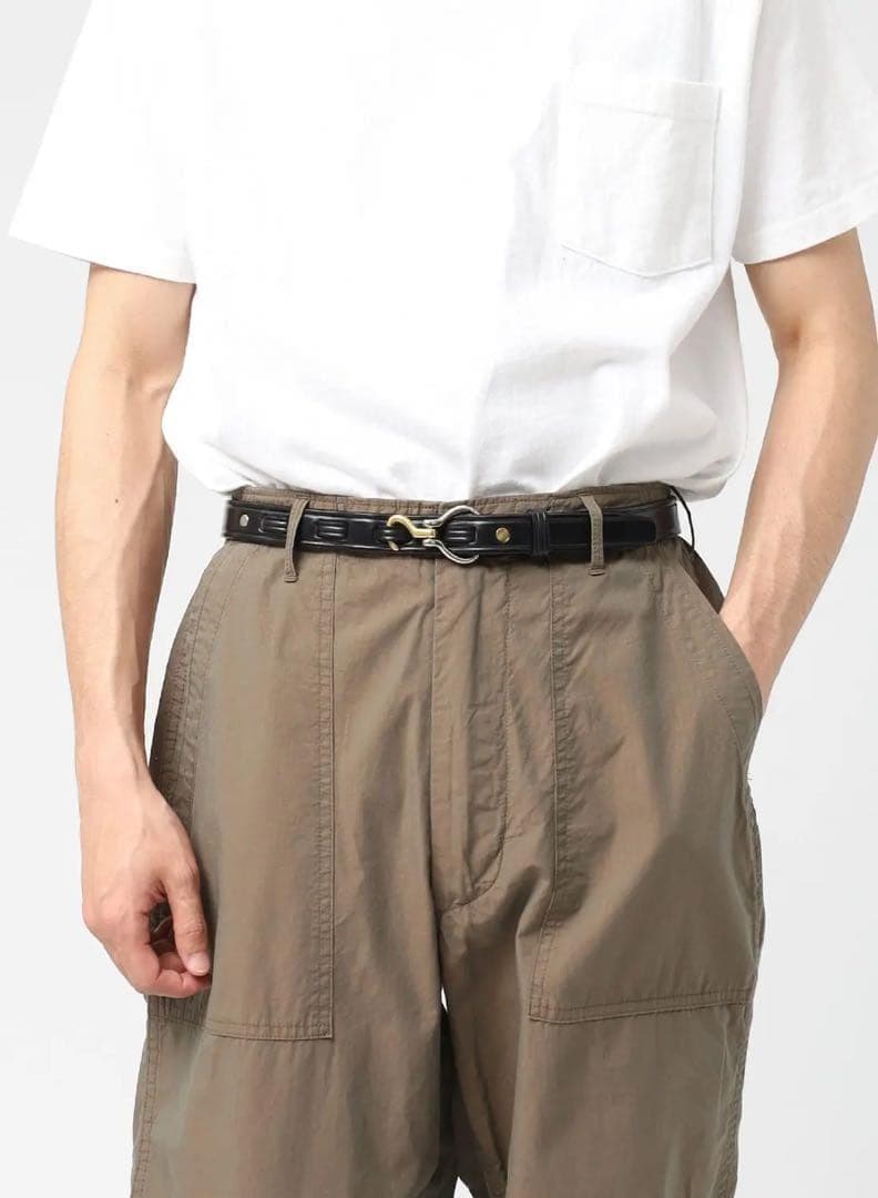 【新品】TORY ミニフックバックルベルト 28 ブラック/シルバー