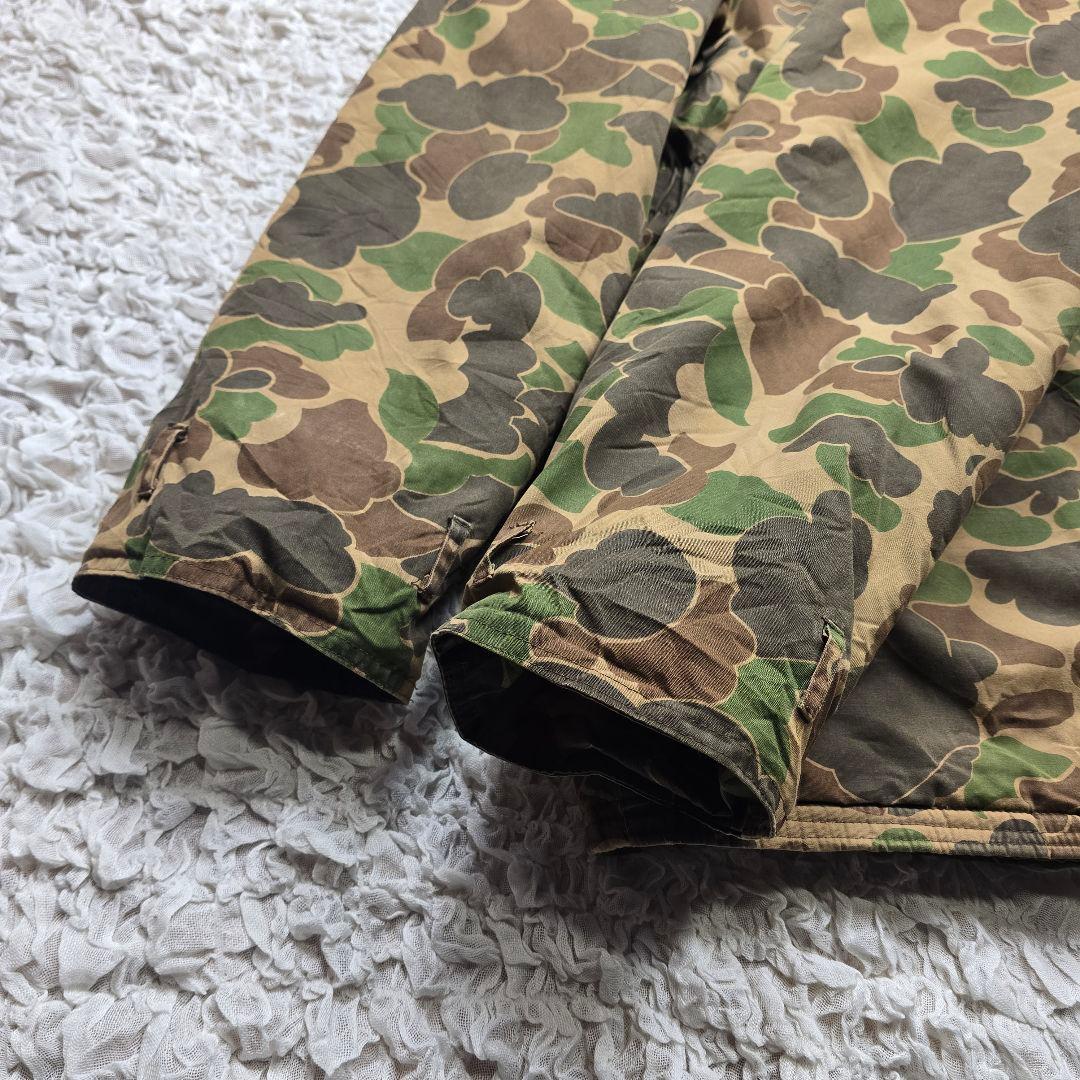 90s ダックハンターカモ カモ柄 マウンテンパーカー ハンティング フードなし