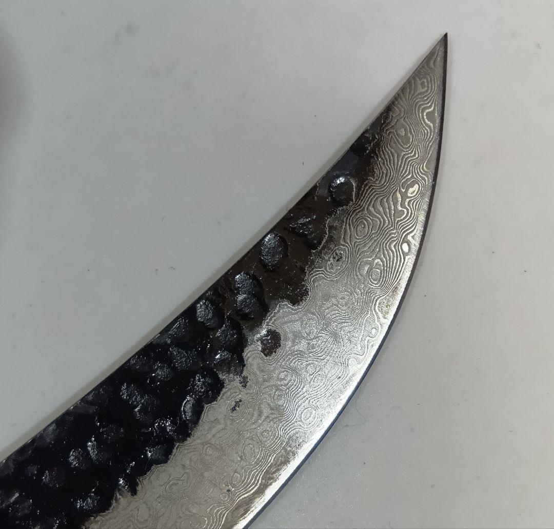 槌目黒打 67層 ダマスカスVG10 ブッチャーナイフ 黒檀八角柄