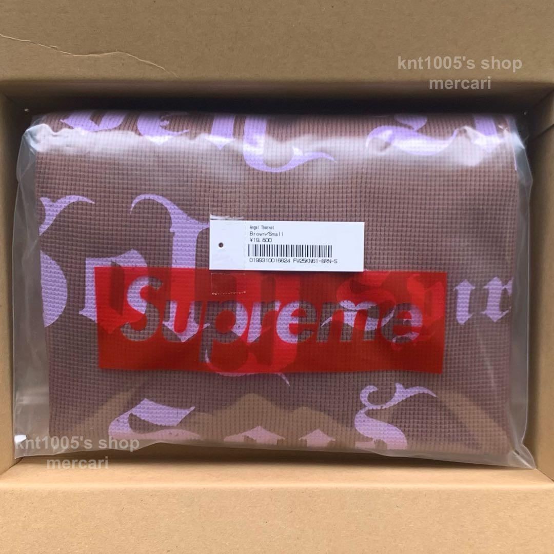 Supreme サーマル シュプリーム Angel Thermal ブラウン S