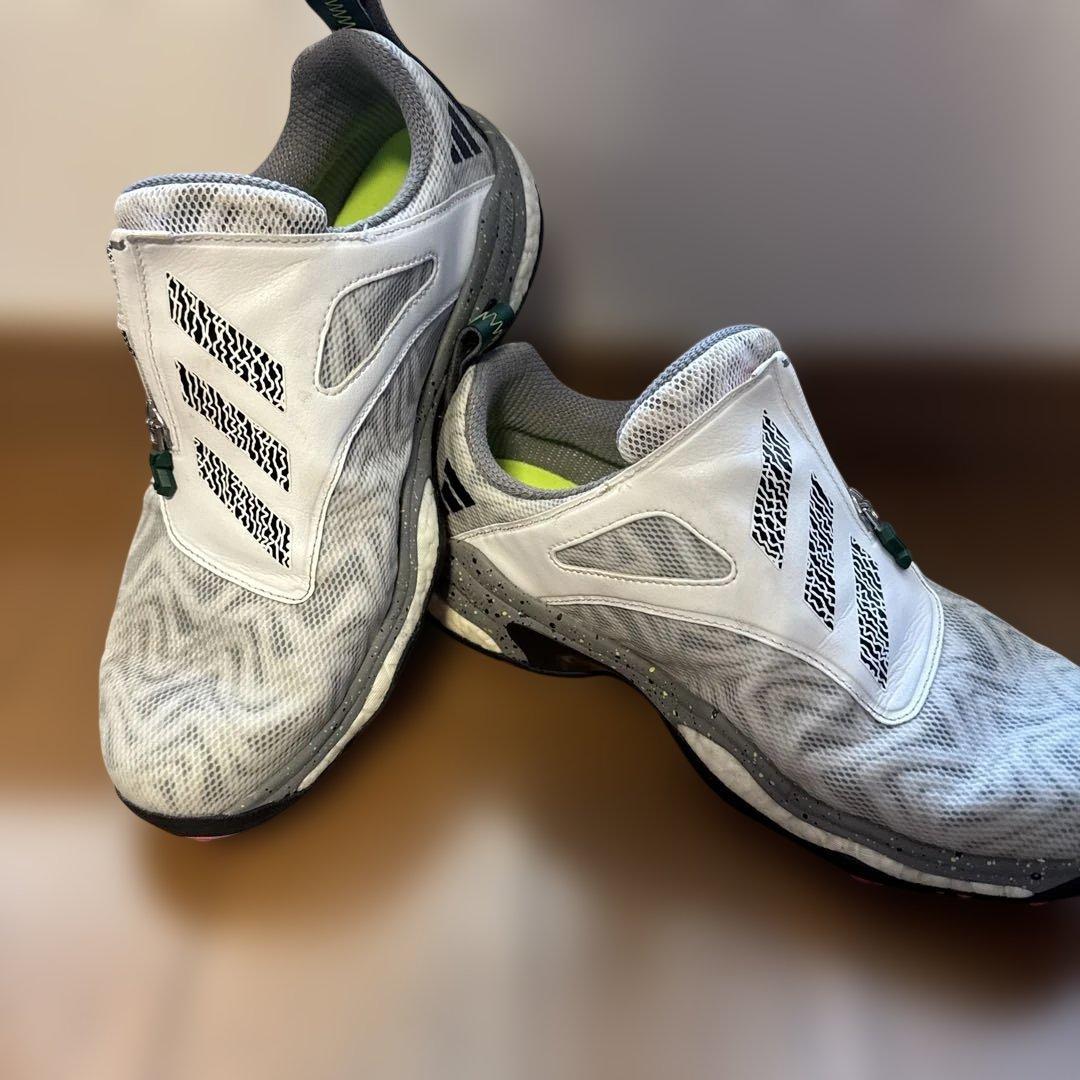 adidas コードカオスBOAホワイト／カレッジグリーン