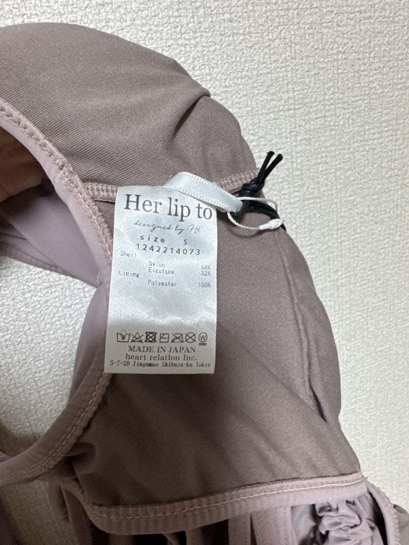 herlipto Corse Ribbon Swimsuit 水着