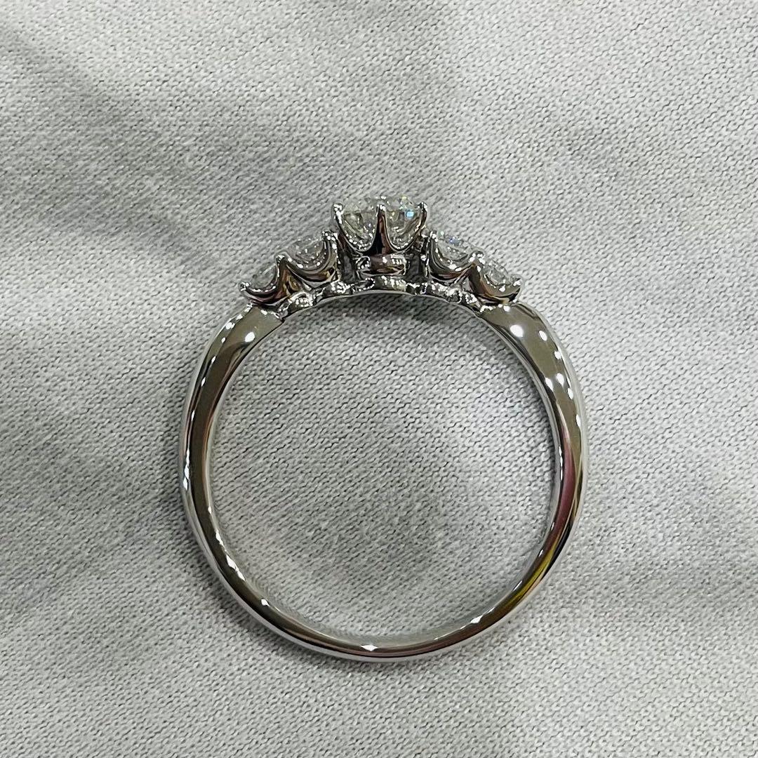 【新品仕上げ】ダイヤモンドリング 10号 私的刻印なし 婚約指輪 エンゲージ