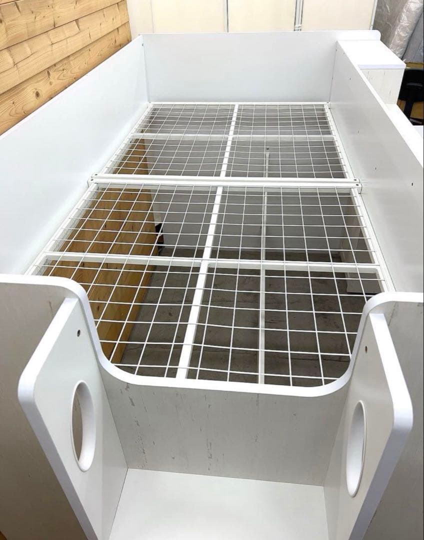 シングルベッド　ホワイトデスク 収納付き　子供