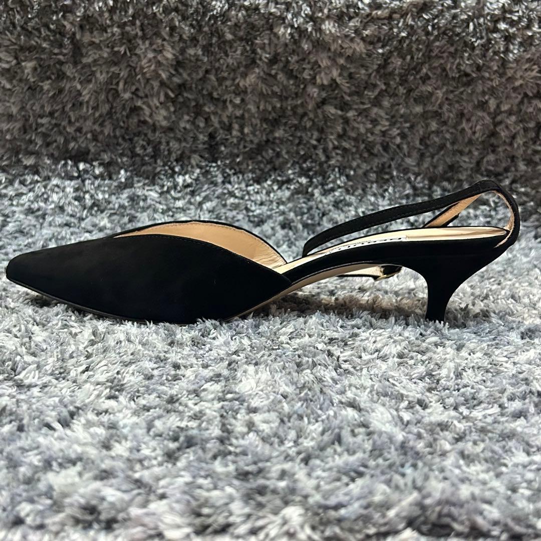 【未使用美品】ネブローニ　アンクルストラップパンプス ブラック　37