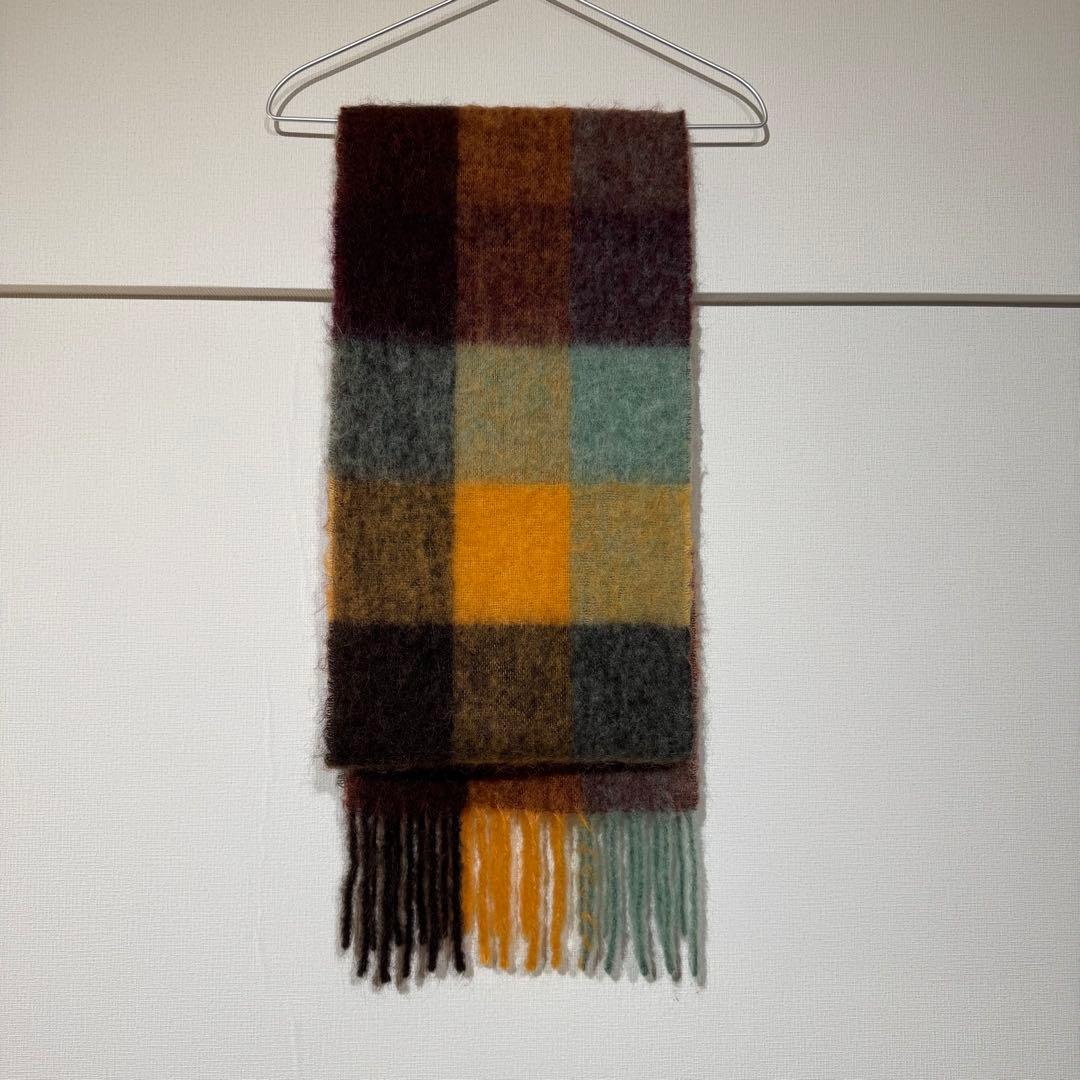 小物 Acne Studios / Multicolor Checked Scarf