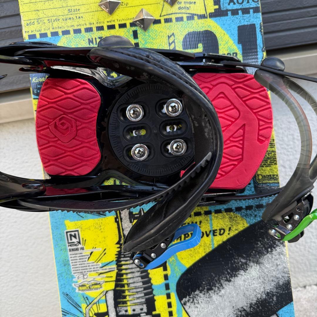 NITRO Demand 146cm Salomonビンディングセット