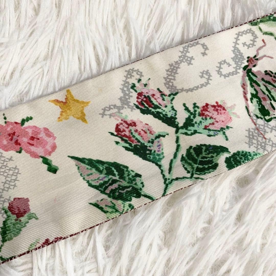 箱付き✨　クリスチャンディオール　ミッツァ　花柄　星　リボンスカーフ　Dior