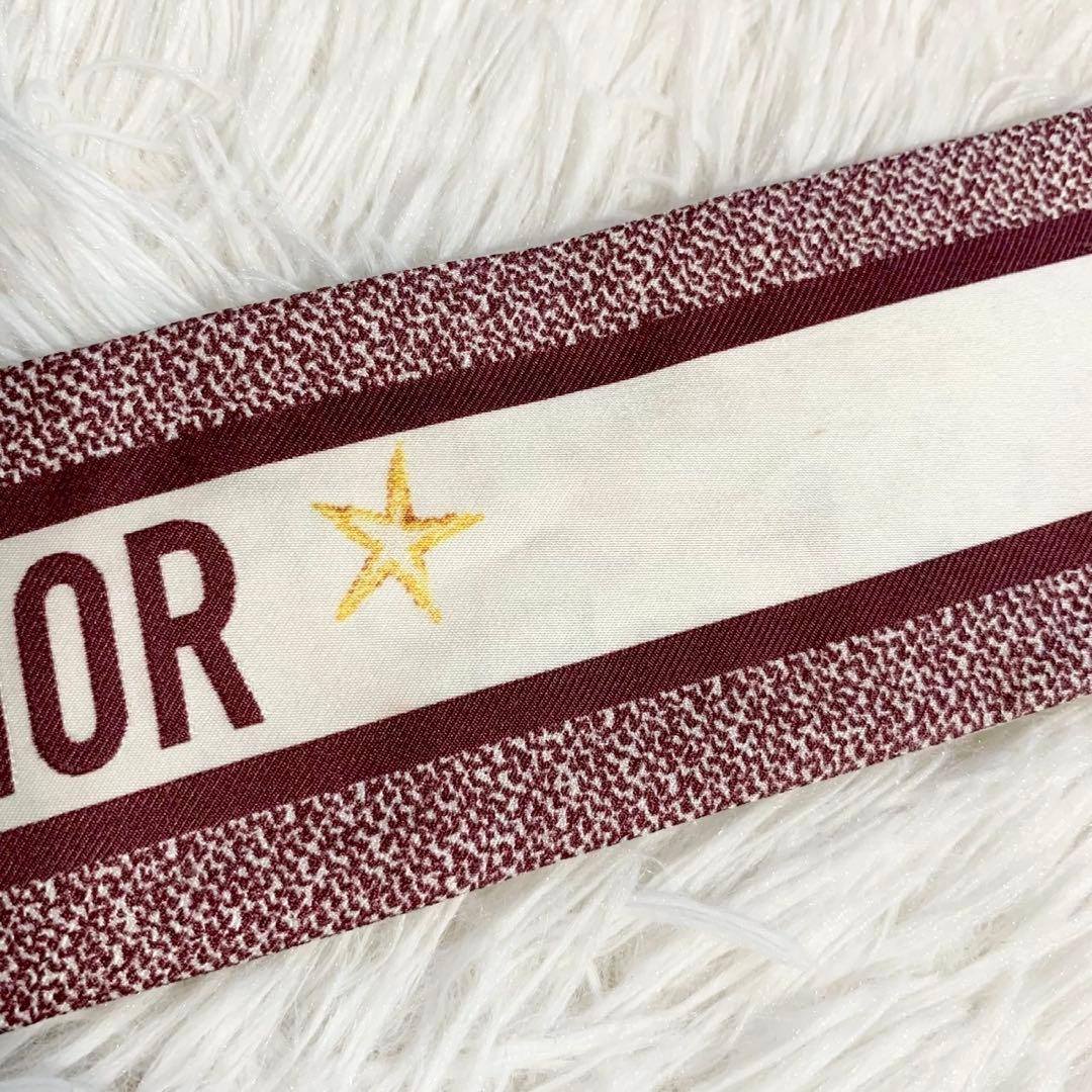 箱付き✨　クリスチャンディオール　ミッツァ　花柄　星　リボンスカーフ　Dior
