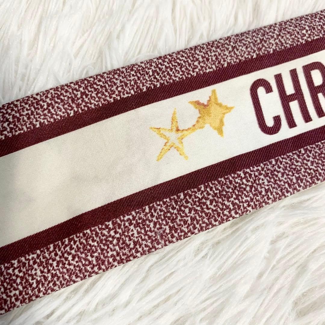 箱付き✨　クリスチャンディオール　ミッツァ　花柄　星　リボンスカーフ　Dior