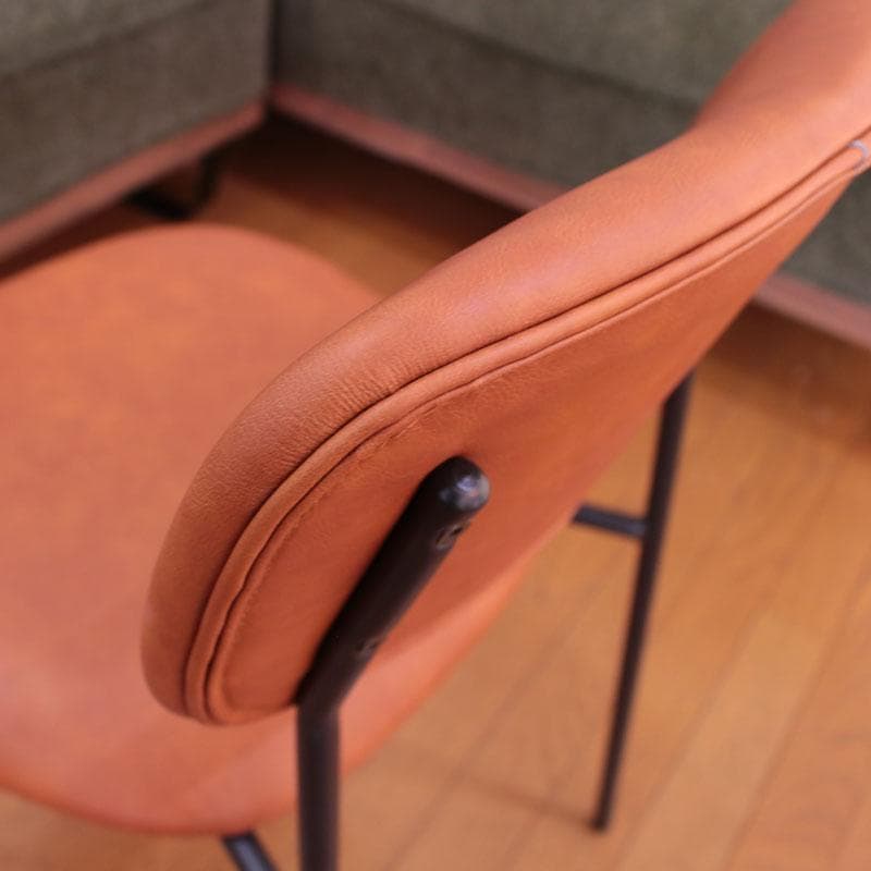 ダイニングチェア キャメルブラウン 椅子 ヴィンテージ 635-184