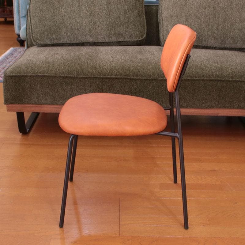 ダイニングチェア キャメルブラウン 椅子 ヴィンテージ 635-184