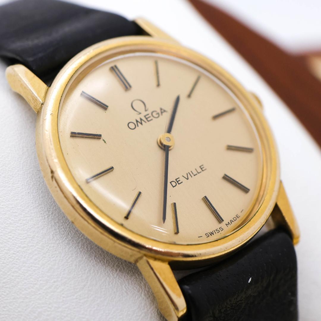 稼働 OMEGA 腕時計 手巻き 機械式 ラウンド アンティーク 2600