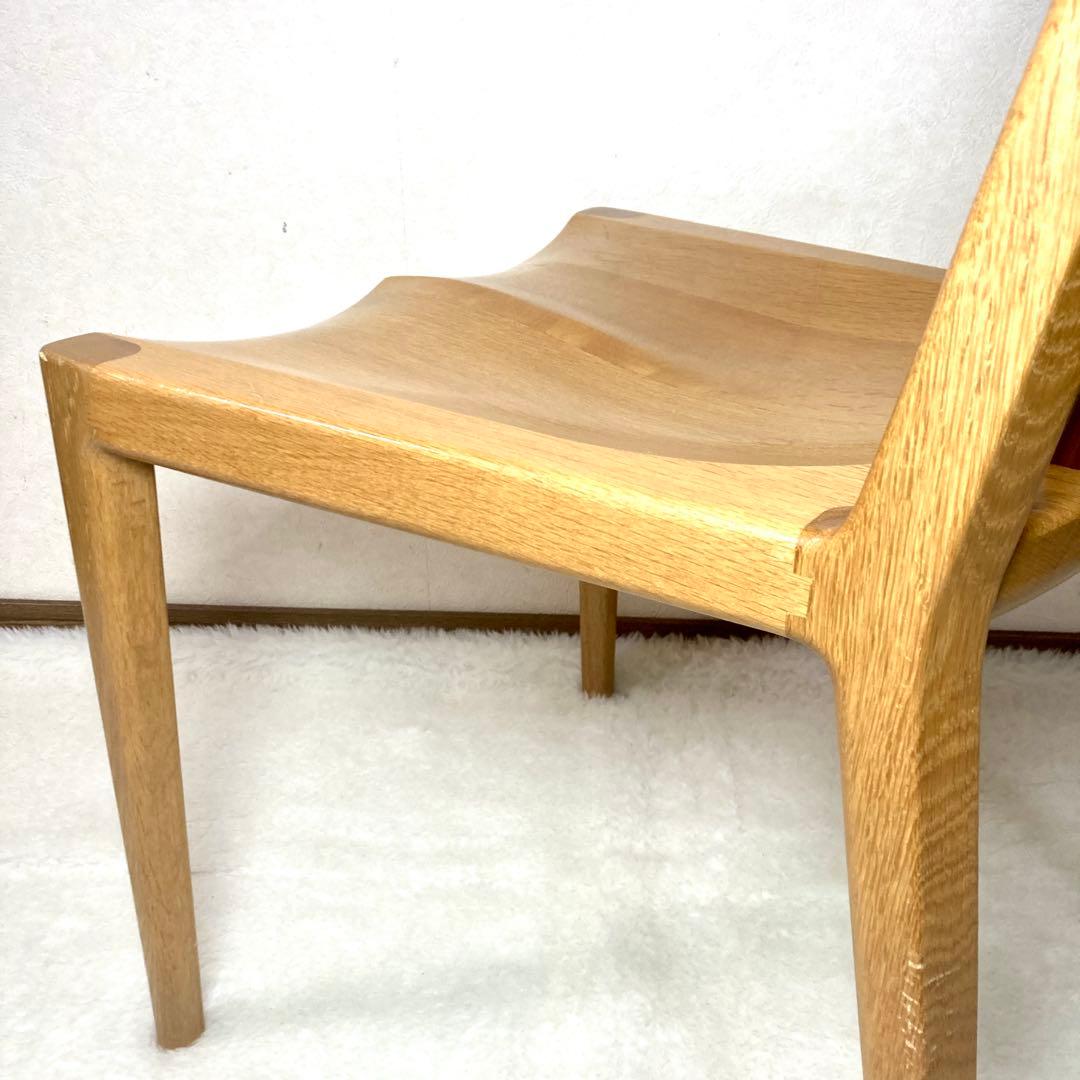 起立木工 ナラ材 パレスDチェア 木製 ダイニングチェア