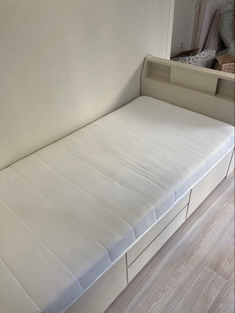 【ニトリ】収納付きシングルベット&マットレス　※別売り可