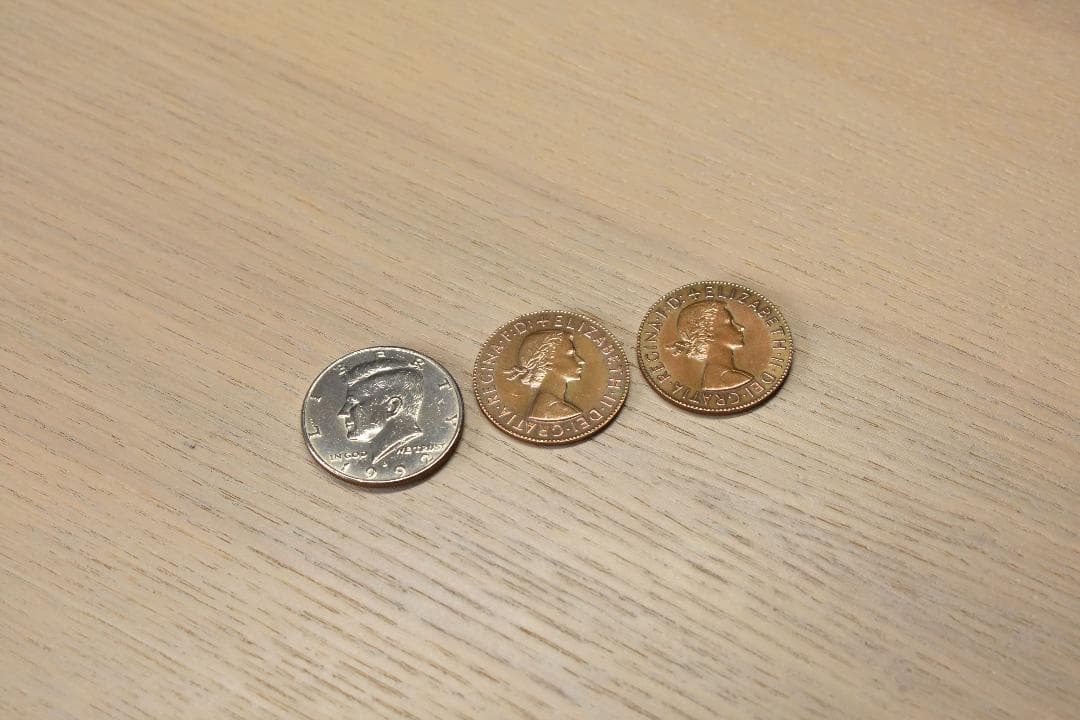 【手品】シルバー＆カッパー（ジョンソン）説明書あり_マジック