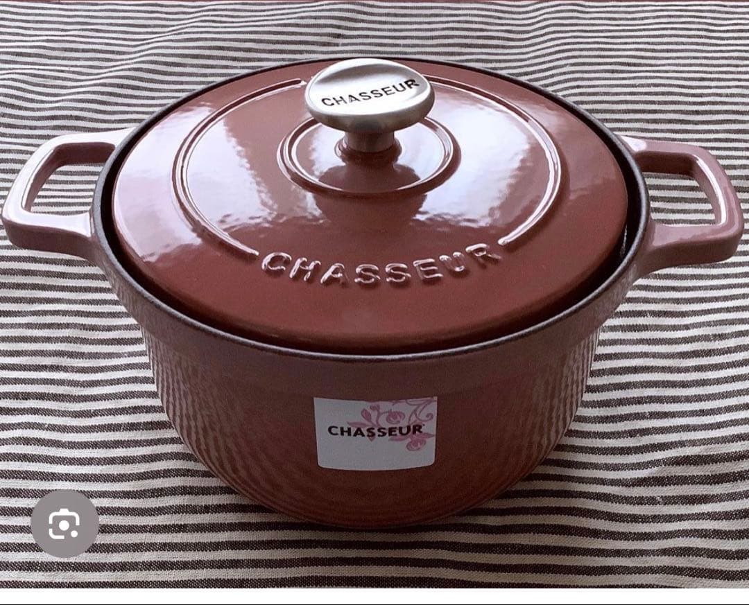 【新品】シャスール 16㎝ CHASSEUR 鋳鉄鍋 ローズウッド