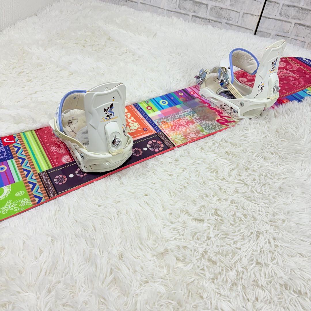 HEAD SALOMON スノーボード ビンディング セット142cm スノボ