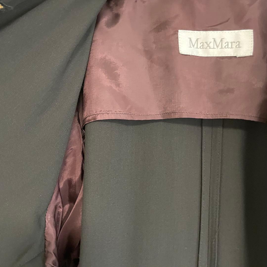 【美品.希少】❣️MaxMaraマックスマーラウール素材アウターブラックsizeL
