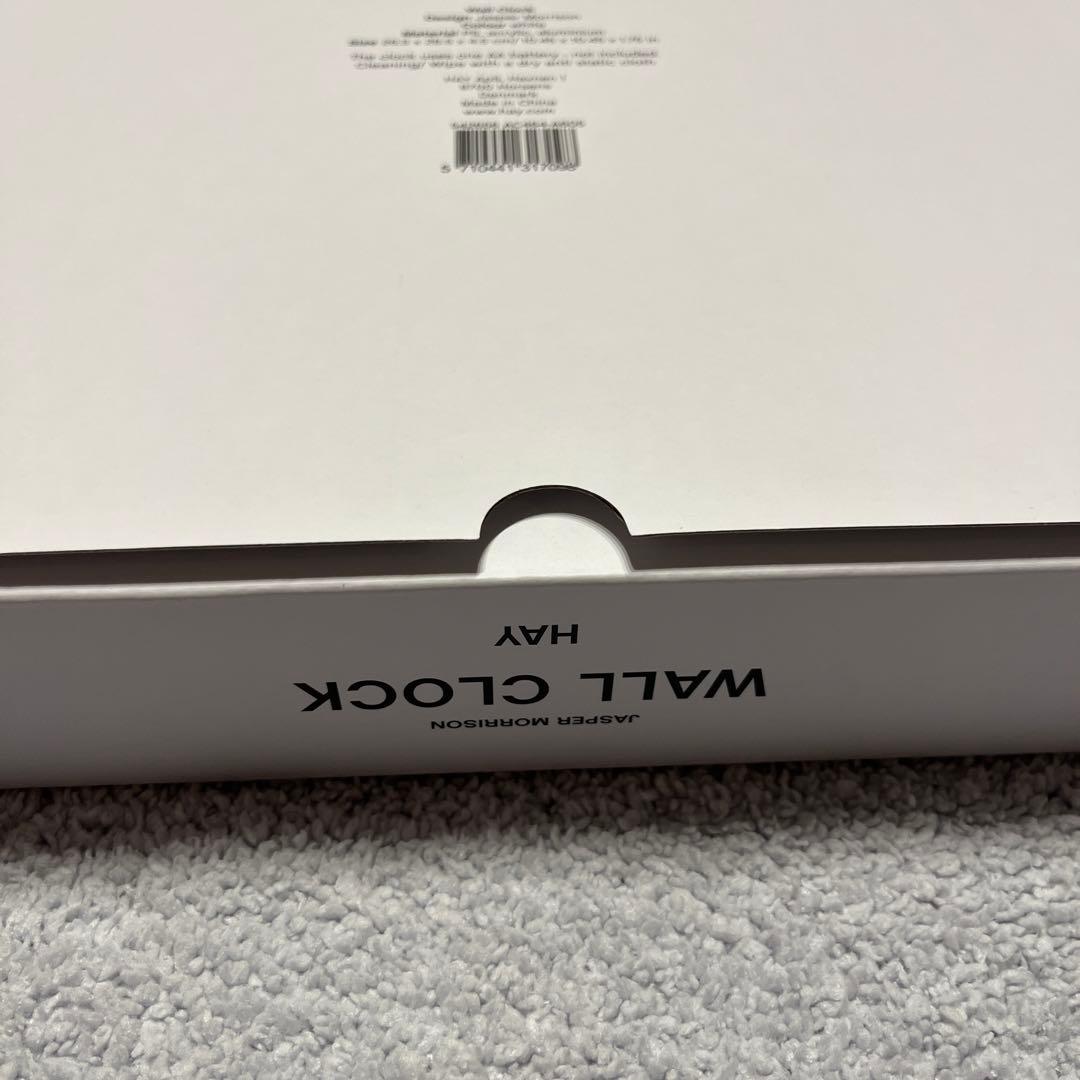 ヘイ HAY ウォールクロック　ジャスパーモリソン　ヘイ　新品　白