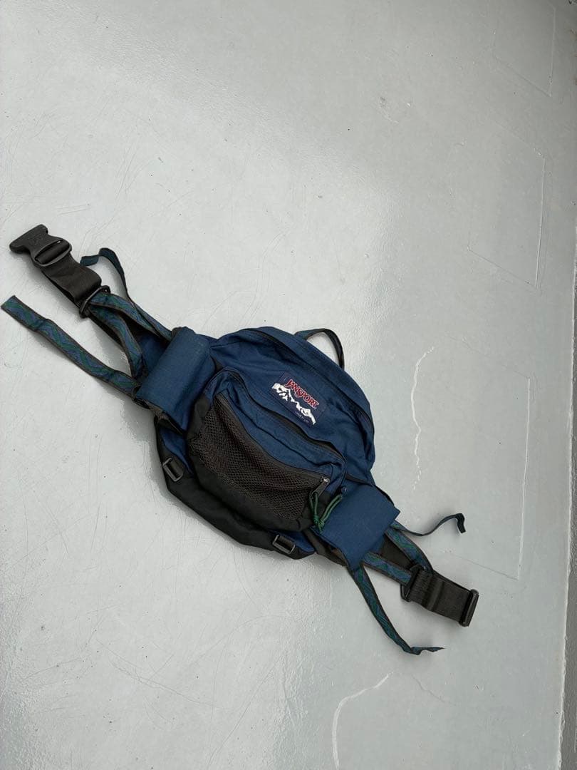 【珍品】山タグ80s JANSPORT ボディバッグ ウエストバッグ USA製