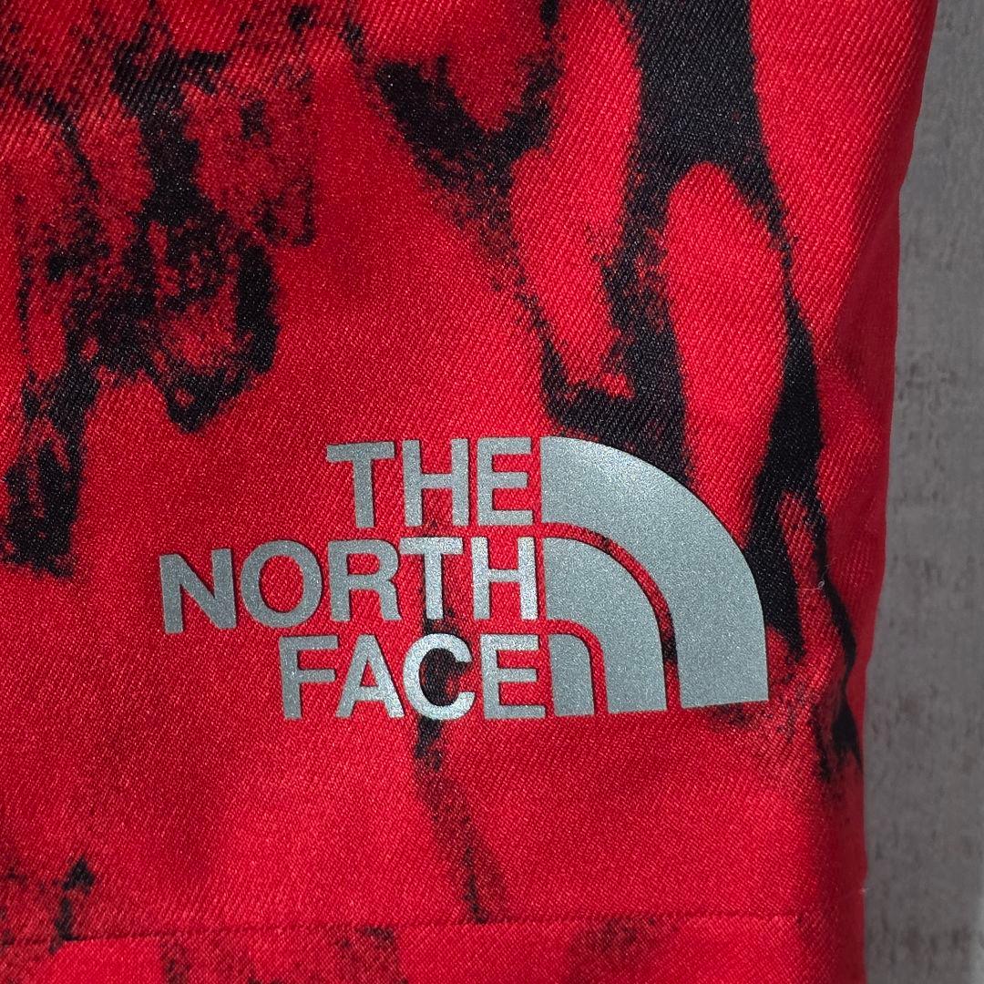 新品未使用✨️ノースフェイス スノーウエア スノーパンツ スキーパンツ 赤黒M