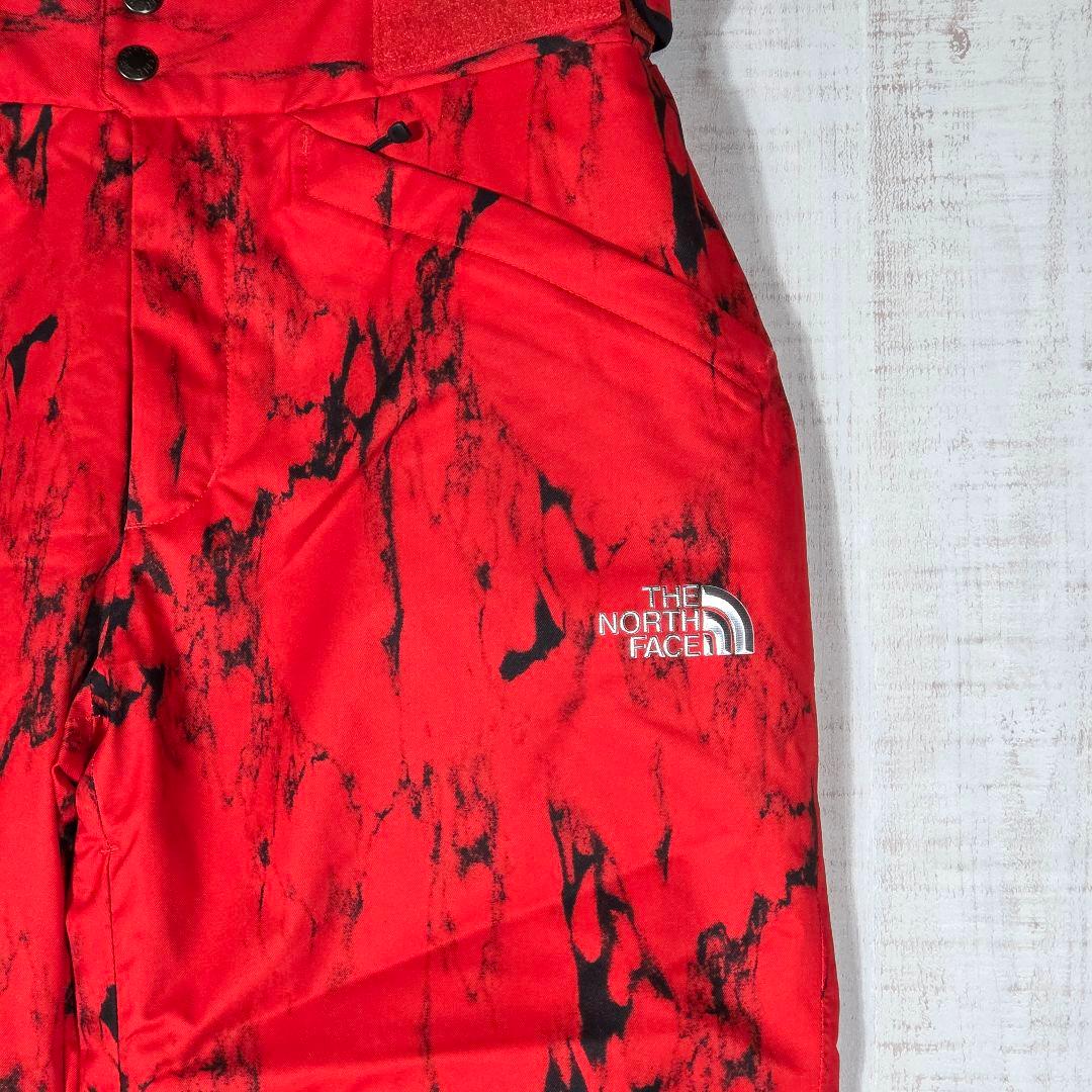 新品未使用✨️ノースフェイス スノーウエア スノーパンツ スキーパンツ 赤黒M