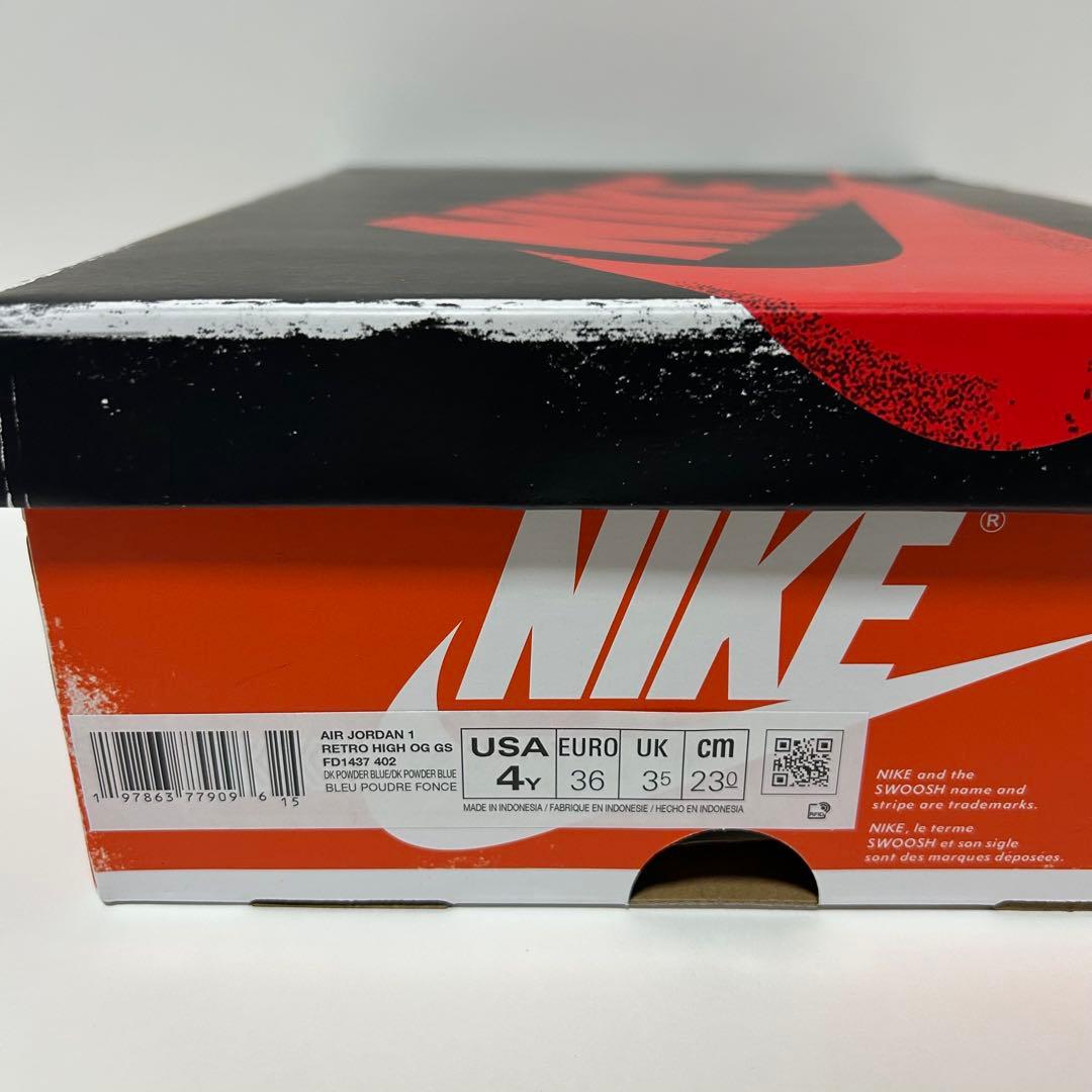 【新品】NIKE AIR JORDAN1 GS 23cm パウダーブルー