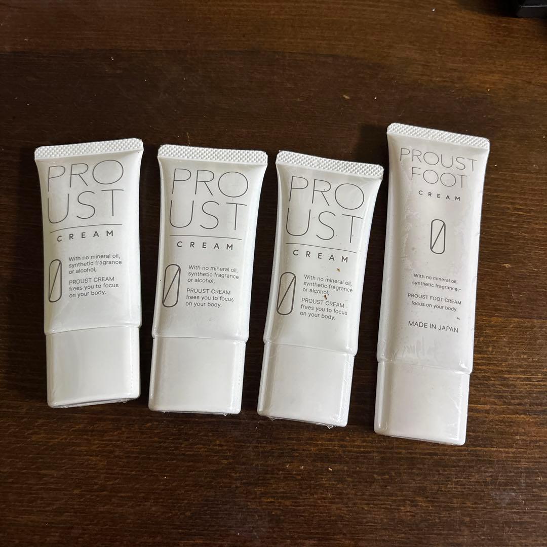 PROUST CREAM プルーストクリーム3本、フットクリーム1本セット