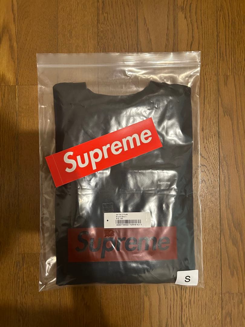 ☆Supreme Small Box L/S Tee black☆