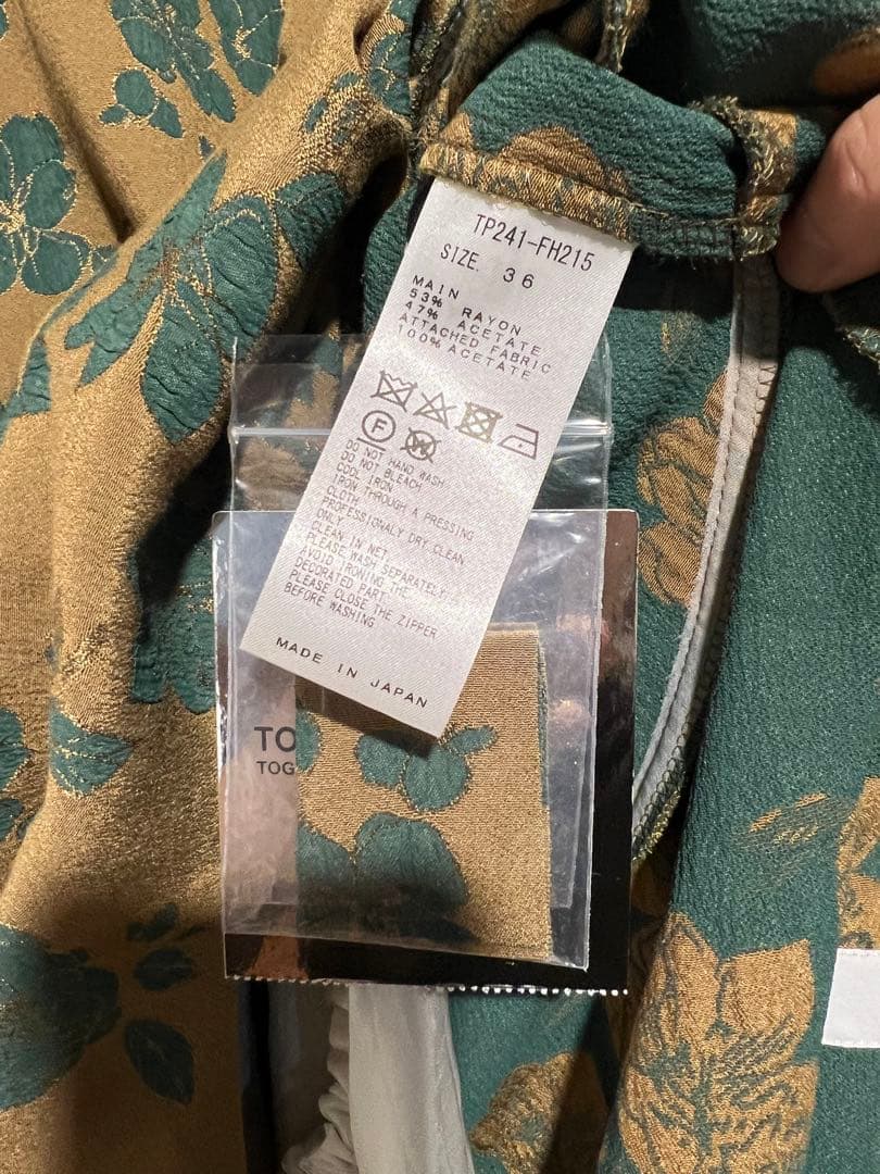 ワンピース Flower jacquard dress / TOGA PULLA