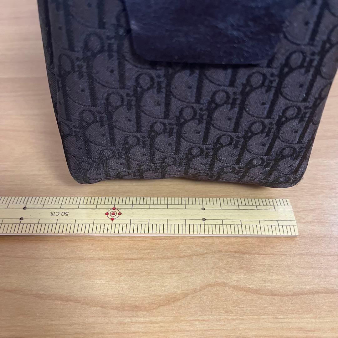 Dior ボストンバッグ　ブラウン　ゴールドロゴ　トロッター　ブラウン