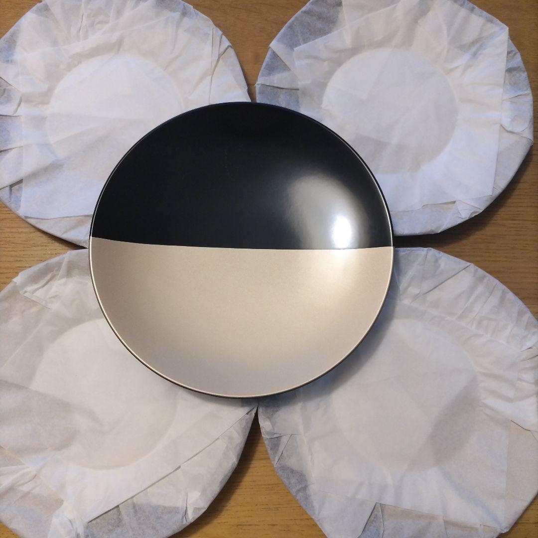 Chirstian Dior クリスチャンディオール山中塗銘々皿５枚揃黒ゴールド