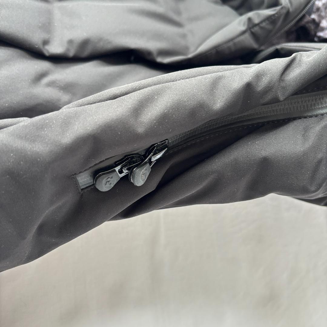 極美品・別注 デサントオルテライン 水沢ダウン ロングダウン 防水 ブラック M