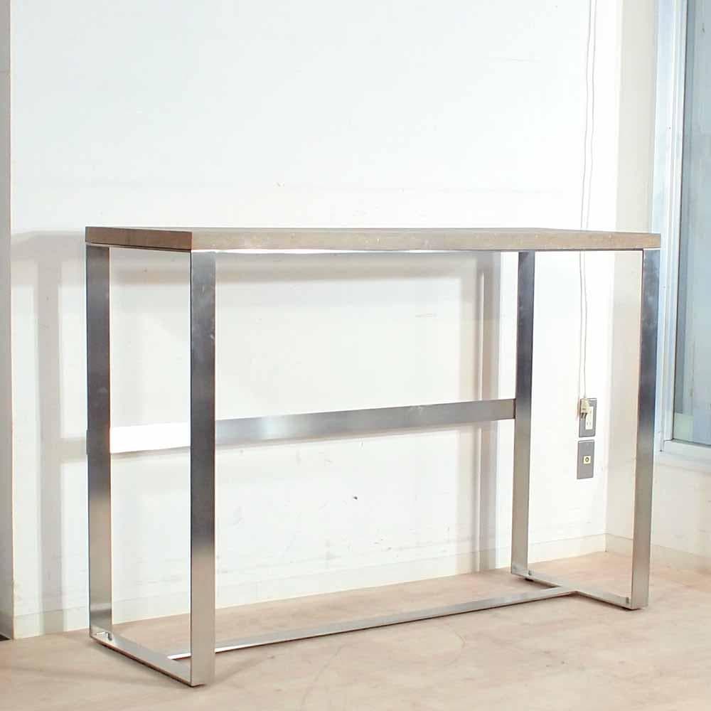 ステンレスフレーム カウンターテーブル 店舗什器 ガレージ ZR24384