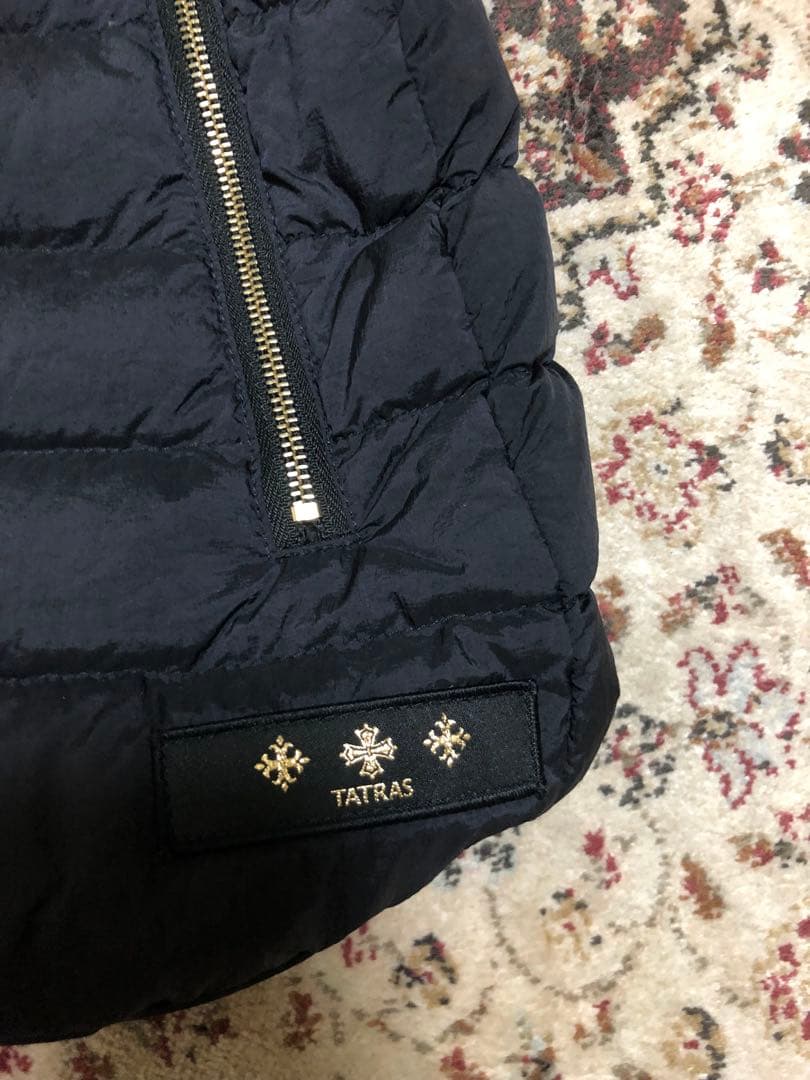 TATRAS フード付　オルシエラ　 ダウンベスト 01 ブラック