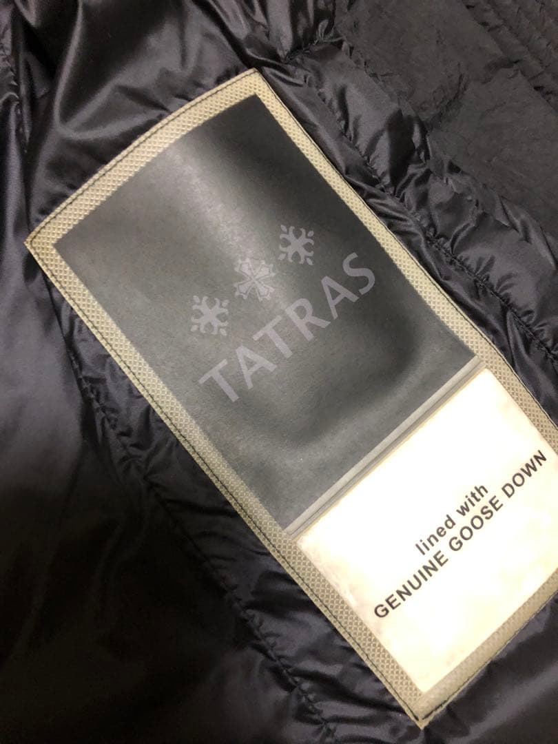 TATRAS フード付　オルシエラ　 ダウンベスト 01 ブラック