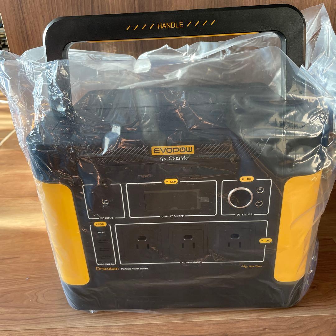 新品evopow ポータブル電源1024Wh